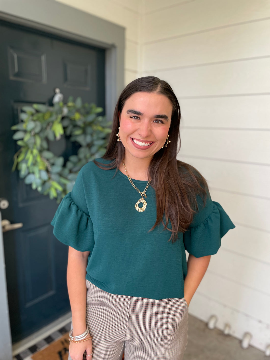 Easy to Wear Top—Green