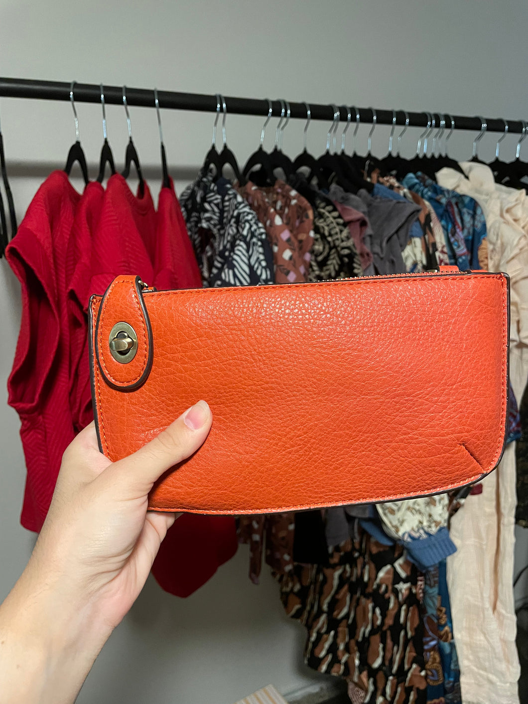 Orange Crossbody Bag