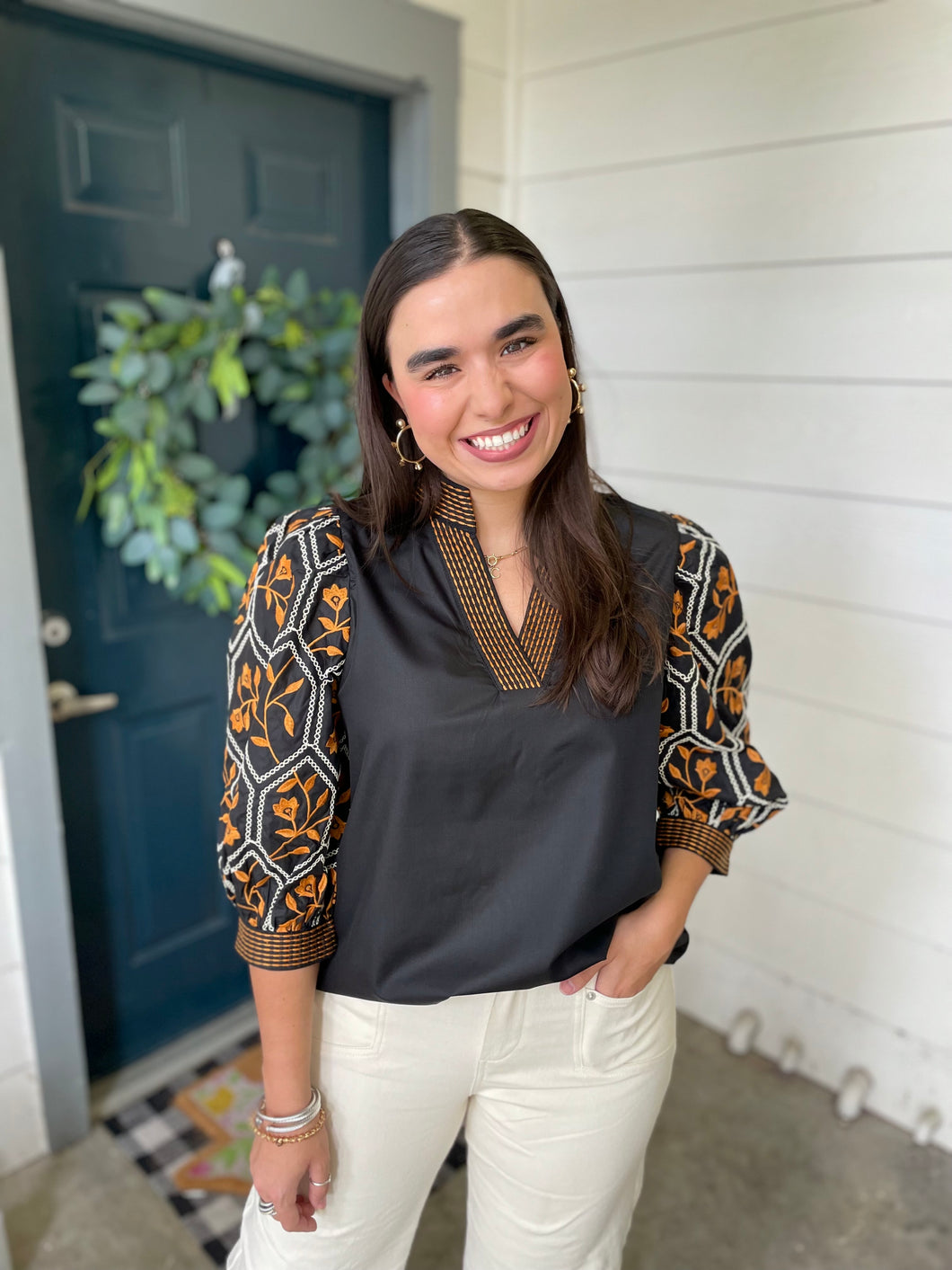 Embroidered Beauty Top