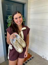 Load image into Gallery viewer, Corky’s Goddess in Gold Sneakers
