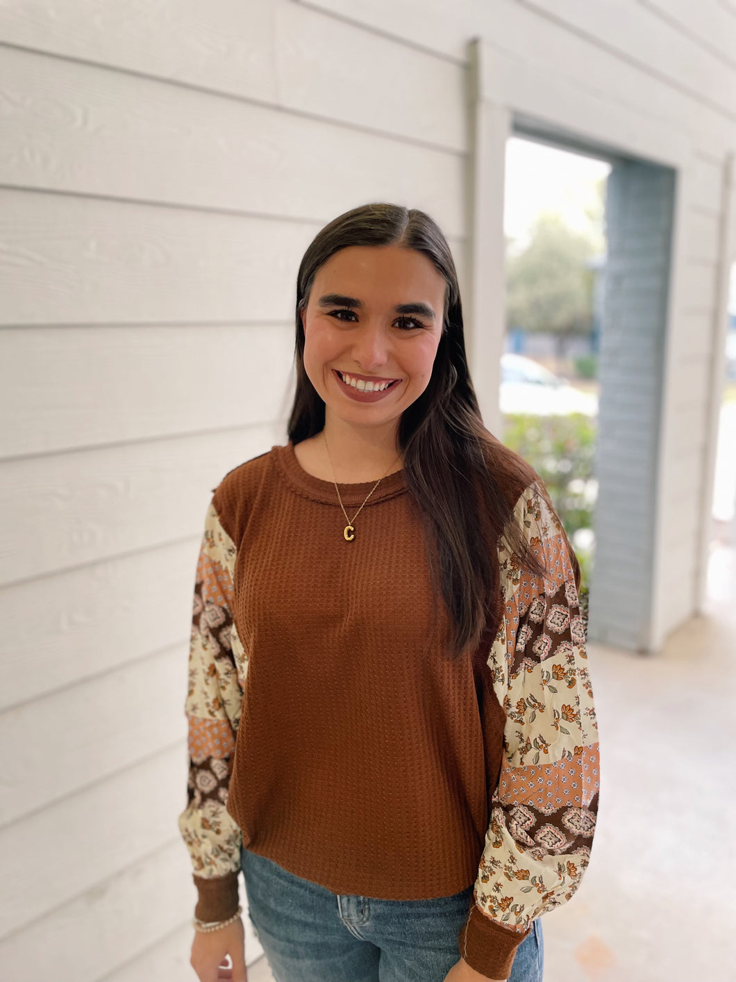 Beauty in Brown Top