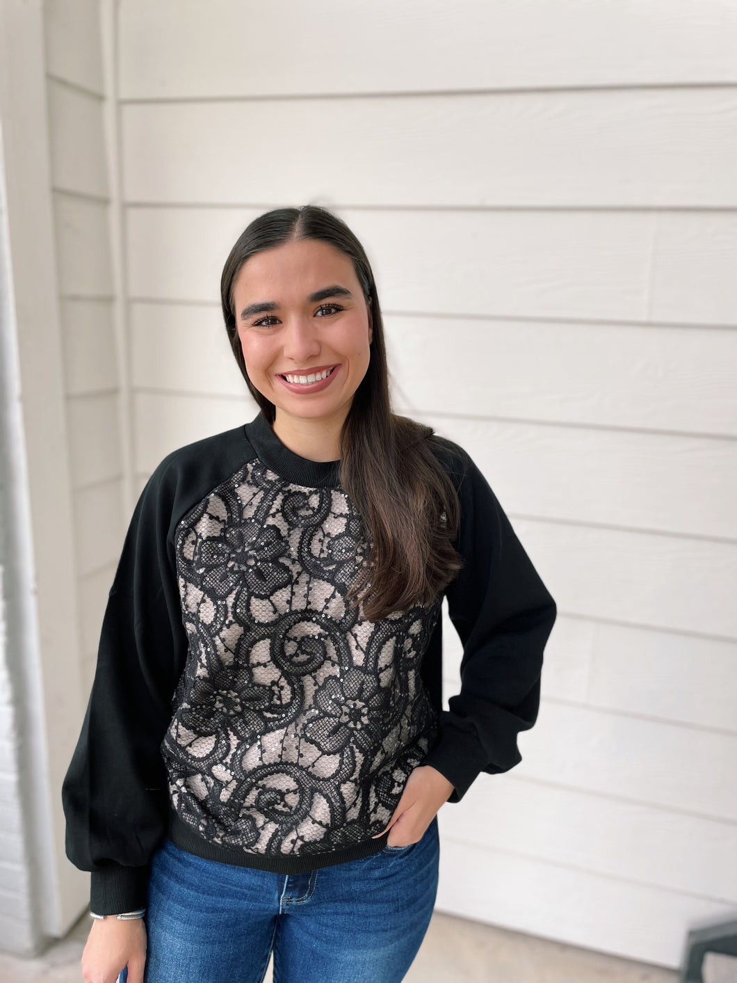 Lovely in Lace Sweatshirt