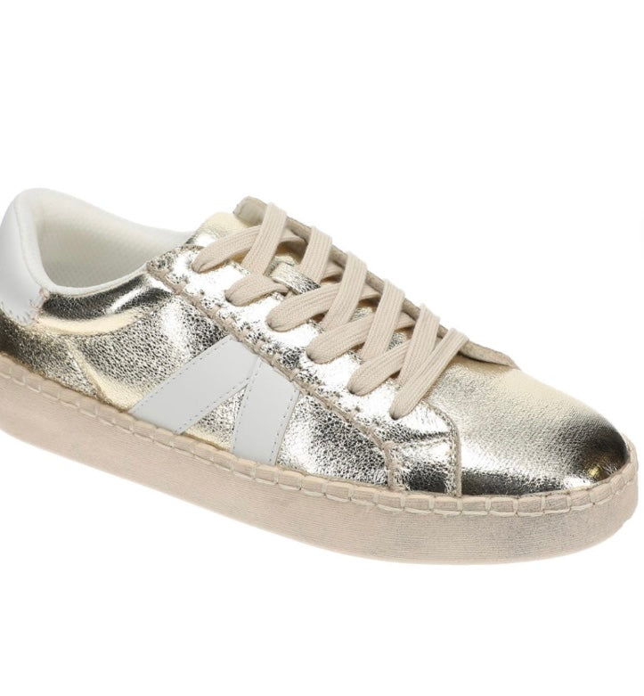 Corky’s Goddess in Gold Sneakers