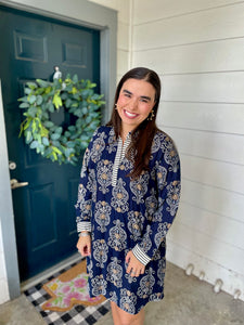 Nice in Navy Dress