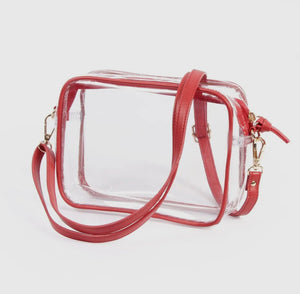 Red Clear Bag