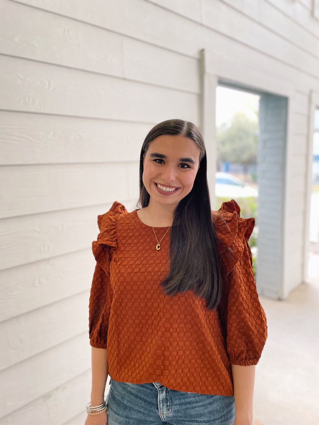 Cutie in Cinnamon Top