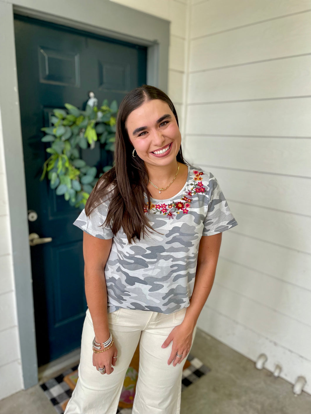 Cutie in Camo Top