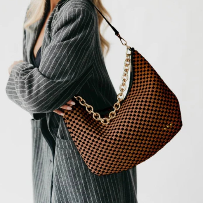 Checkered Shoulder Bag