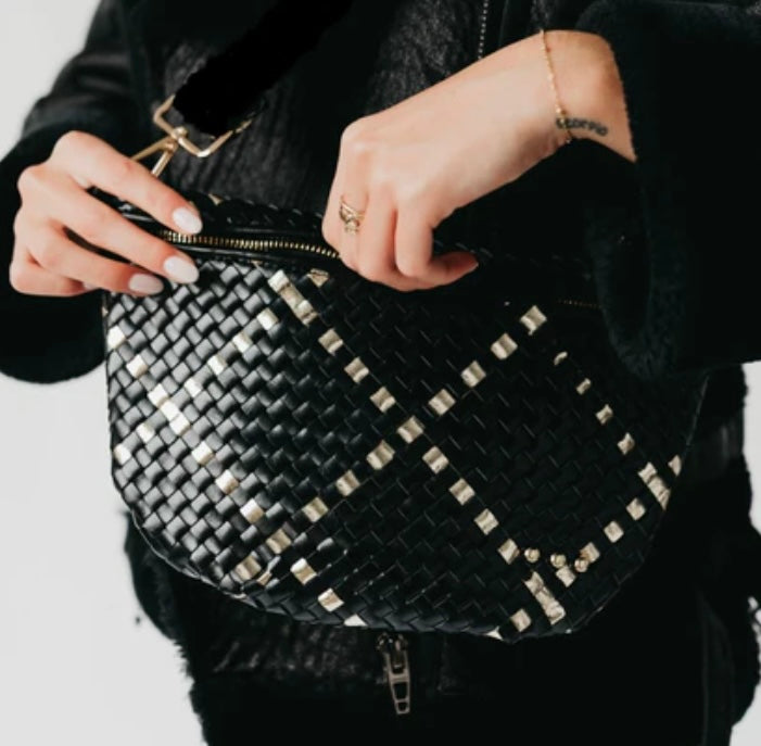 Black and Gold Bum Bag- limited edition