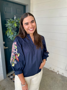 Embroidered Beauty Top
