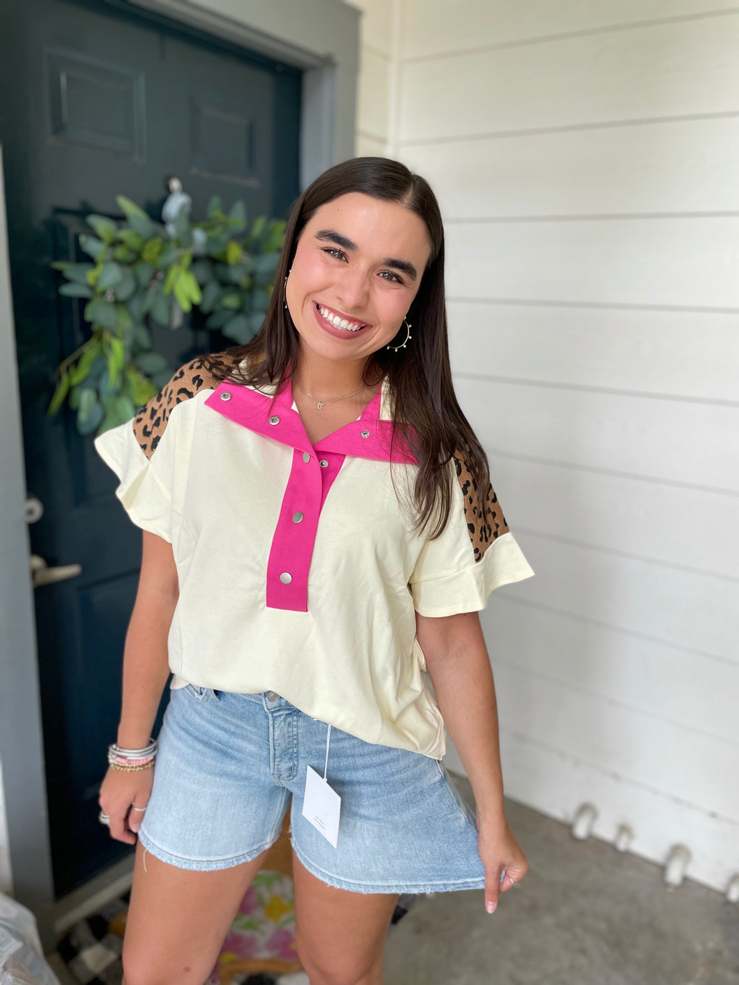 Light Wash Denim Shorts