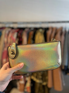 Holographic Gold Crossbody