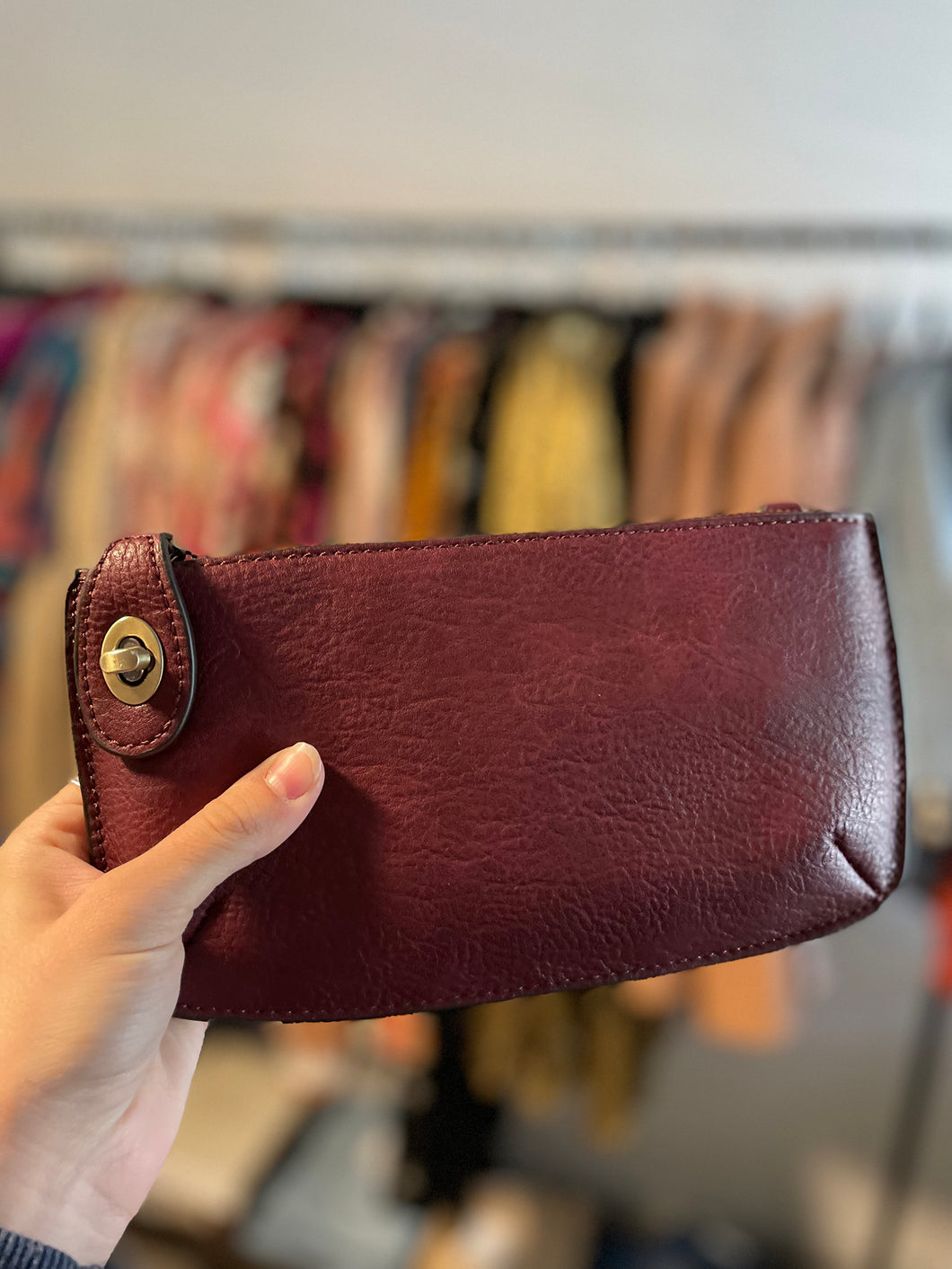 Maroon Crossbody