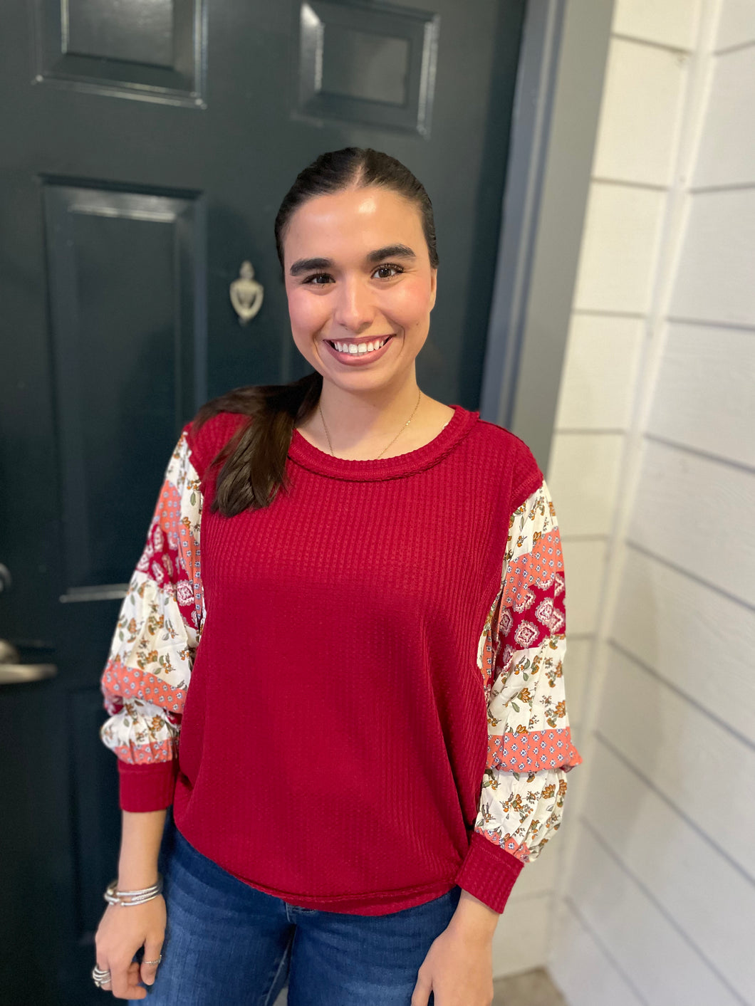 Radiant in Red Top