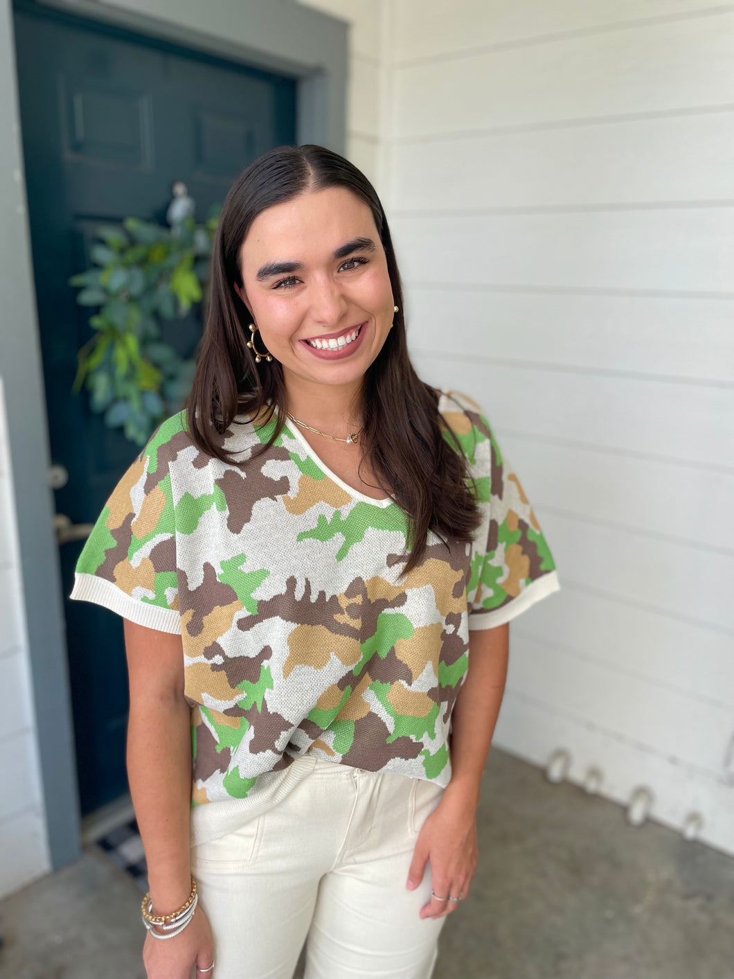 Cutie in Camo Top