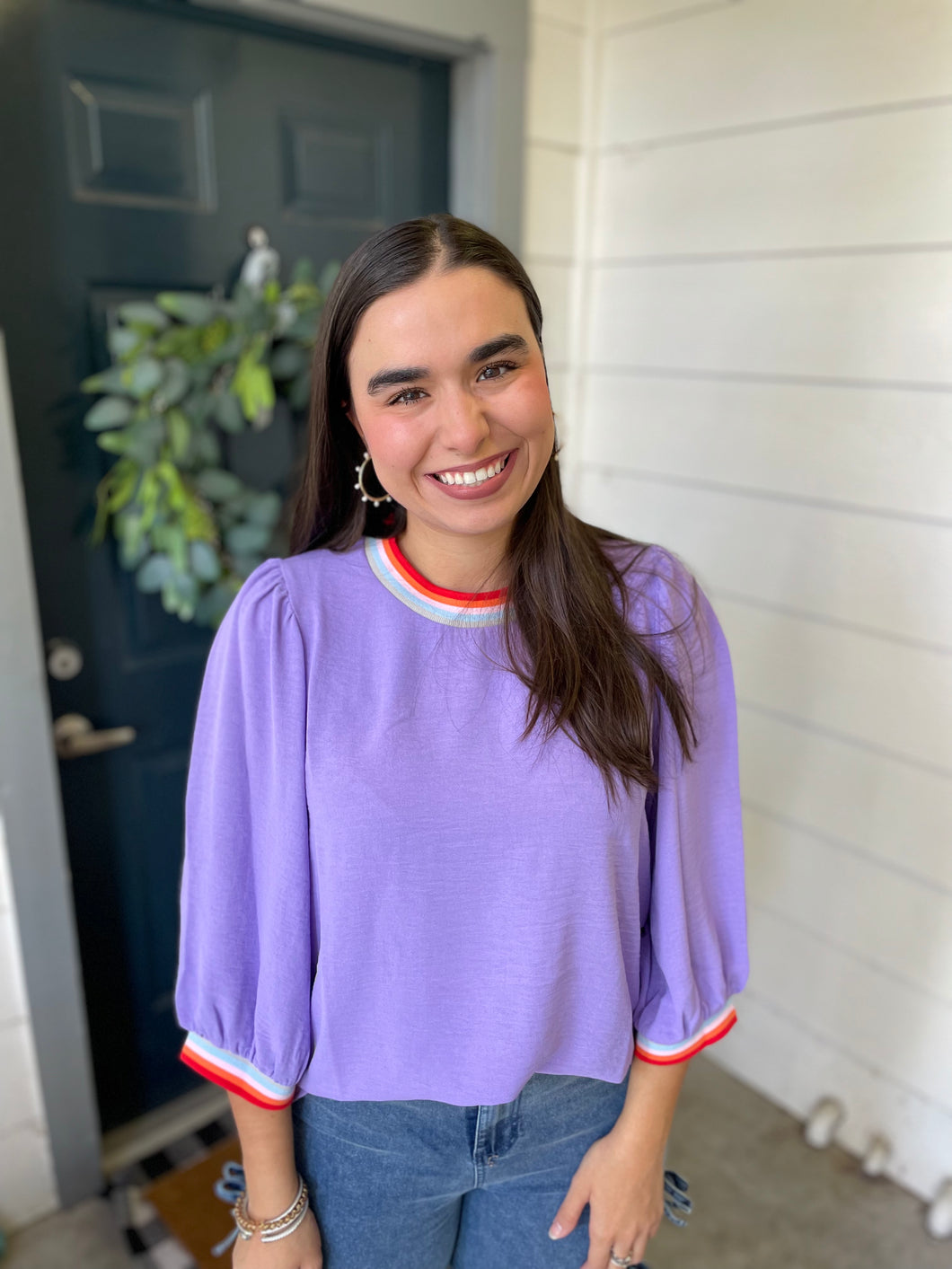 Easy to Wear Top- Lilac