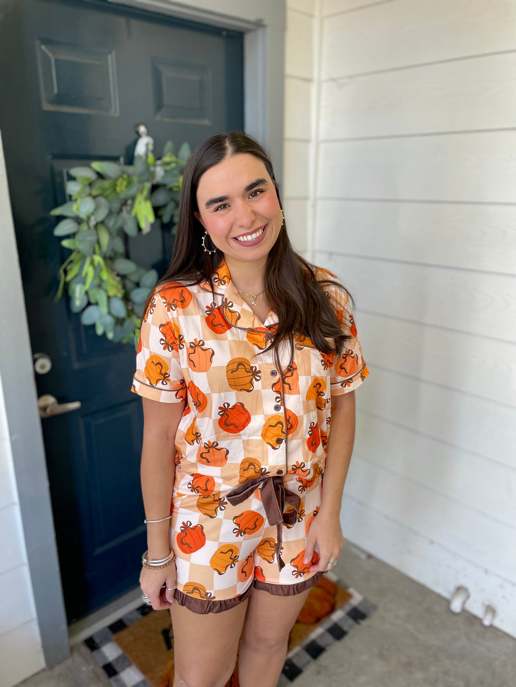 Pretty in Pumpkins Pajamas